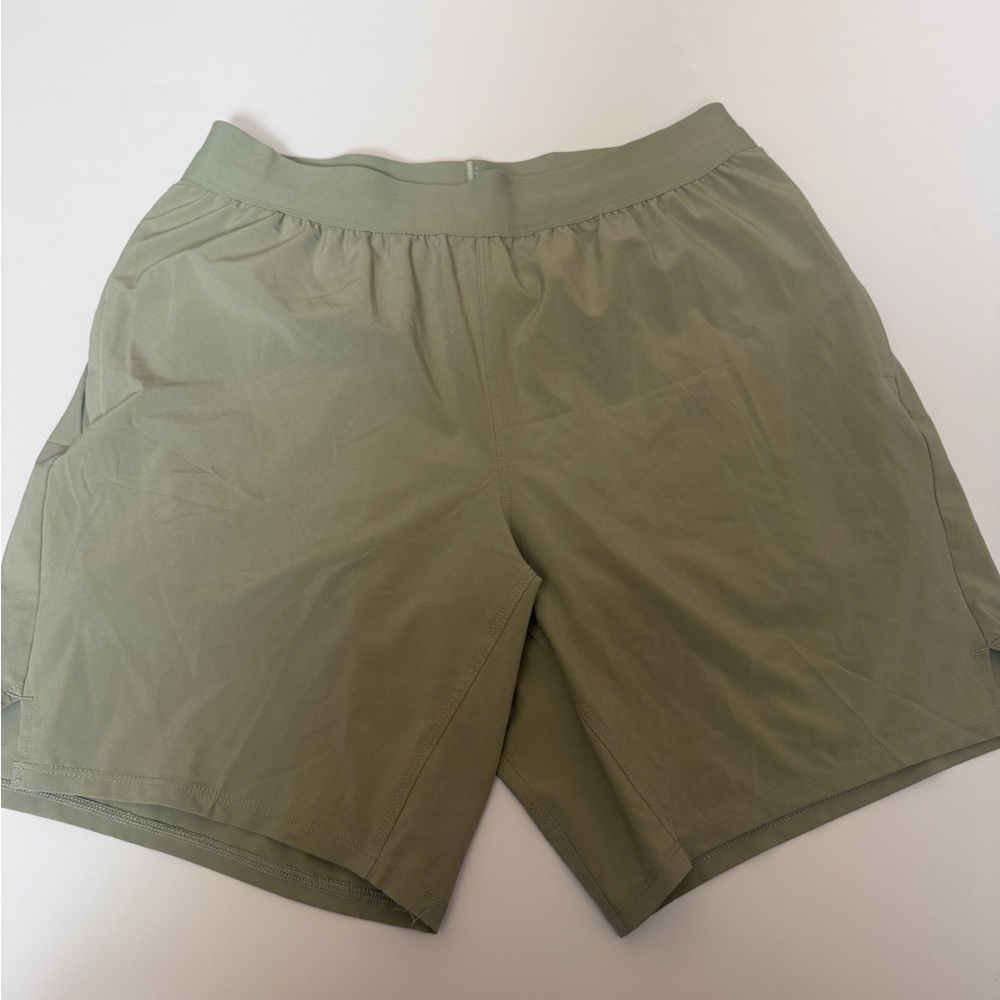 All in Motion Sage Green Men's Athletic Shorts - Picture 6 of 6